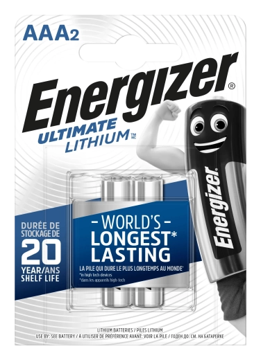 Energizer Ultimate Lithium AAA micro pencil batteries 1.5 V – 2 pcs