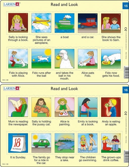 Пъзел Английски – кратки изречения, 10 части