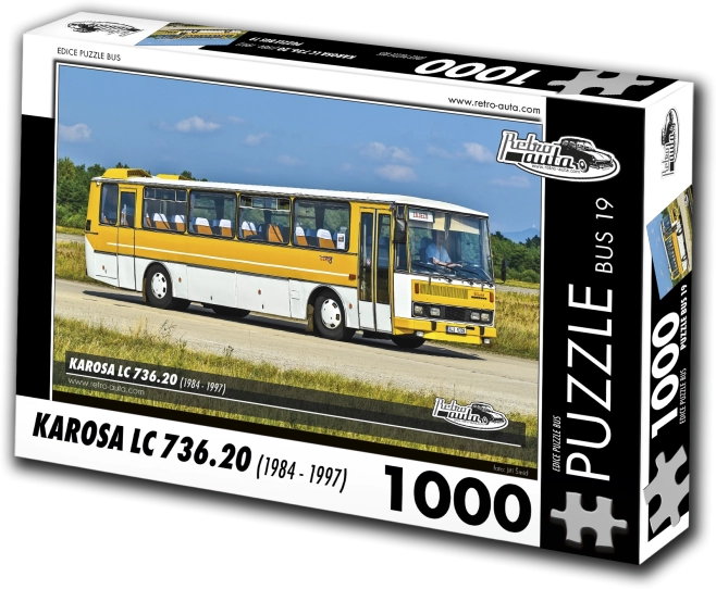 Puzzle Retro Cars Karosa LC 736.20 Bus 1000 Pieces