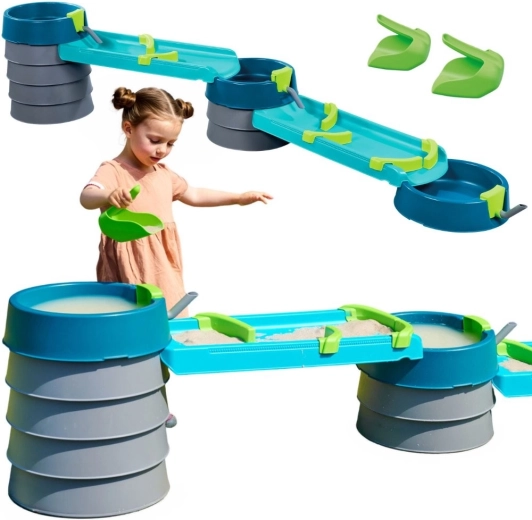 AquaPlay Mudway Flow – воден строителен комплект за деца, 28 части