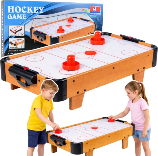 Мини настолен air hockey за деца – дървен