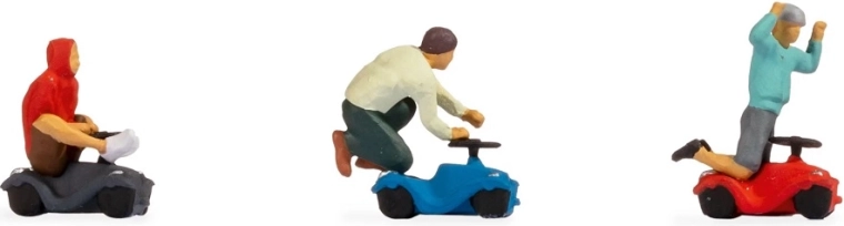 Noch set of Bobby Car racing figures (H0)