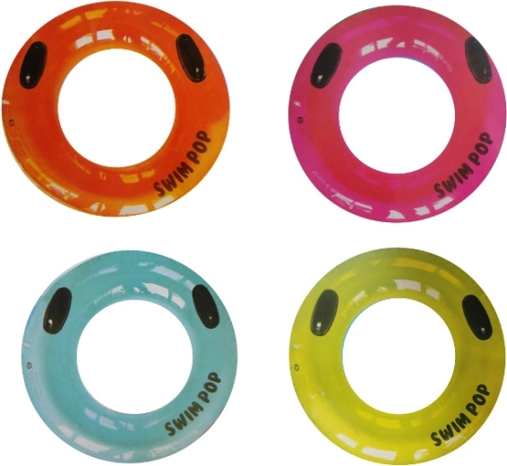 Inflatable swimming ring 90 cm with handles