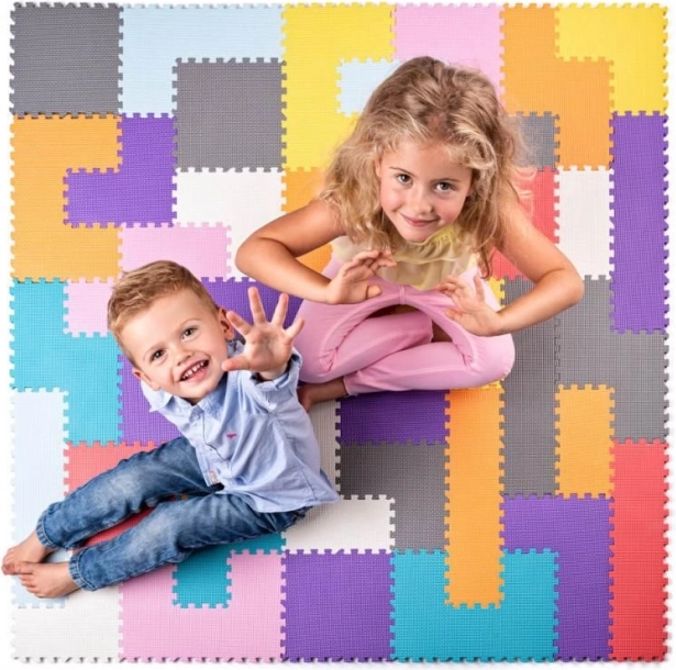 Пенени подови пъзели TETRIS PLASTICA 120 × 120 см