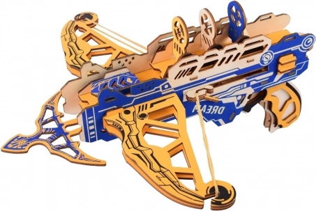 Woodcraft дървен 3D пъзел арбалет