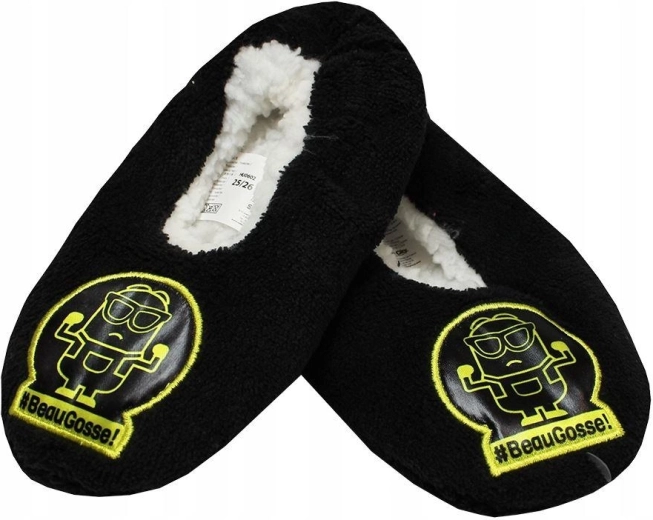 Black Minions Children's Slippers