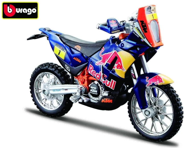 Bburago мотоциклет Red Bull KTM 450 Rally Dakar 1:18