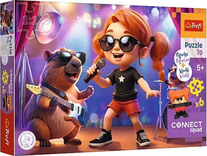 Пъзел Connect Sue 70 части с фигурка