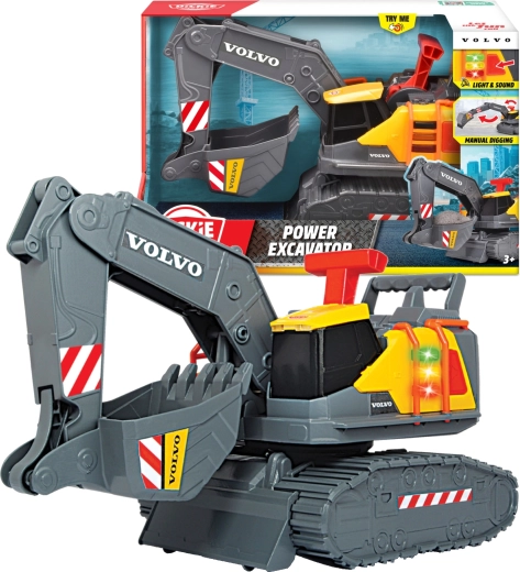 Volvo Power Excavator with Lights and Sound