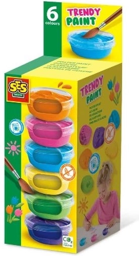 SES Creative poster paints – fashion colors 6 × 45 ml