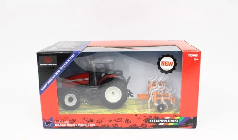 Britains Massey Ferguson 6290 трактор с култиватор 1:32