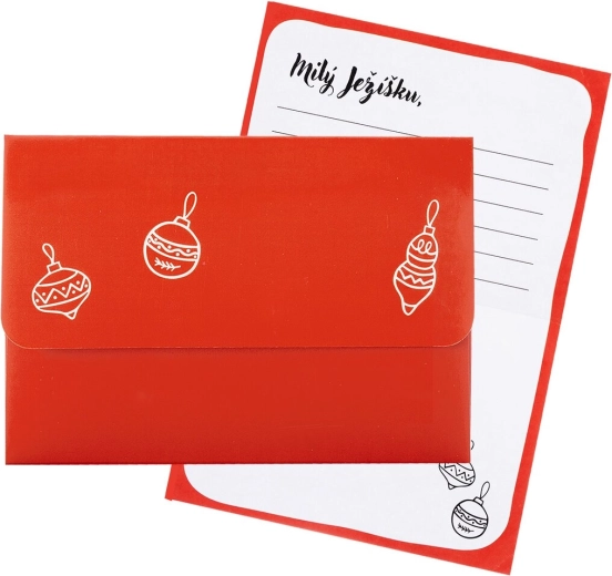 Paper envelope Letter to Baby Jesus with enclosed letter (CZ) - 1 piece