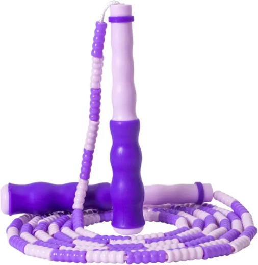 Merco children's beaded jump rope, purple, 2.8 m