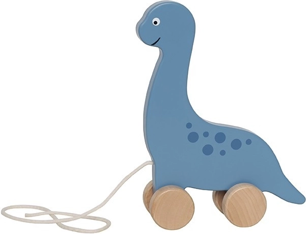 Jabadabado pull-along dinosaur blue