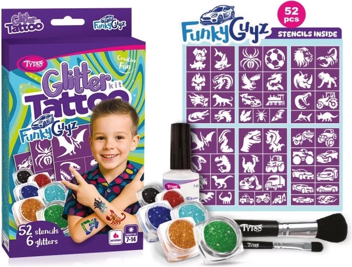 Комплект блестящи татуировки FunkyGuyz