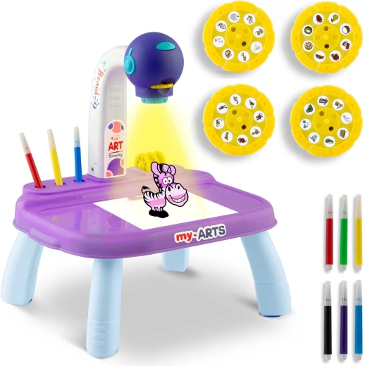 Детски проектор за рисуване Ricokids – лилав