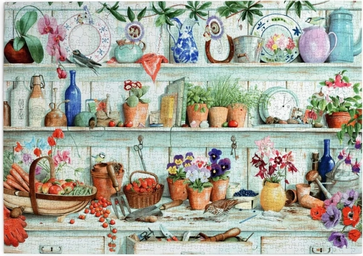 House of Puzzles Garden Nook 1000-Piece Puzzle