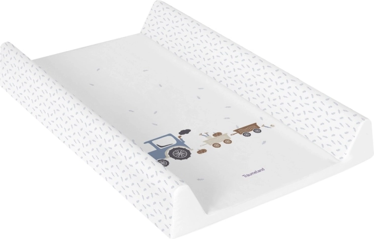 Träumeland changing mat Little Farm blue 50 × 70 cm