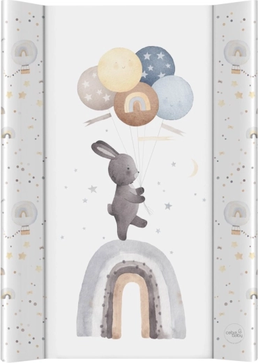 Ceba Baby подложка за повиване с твърда дъска 50 × 70 см Basic Rainbow Walk
