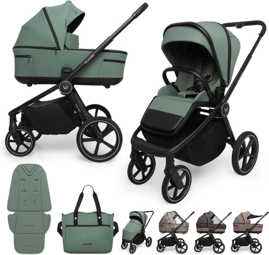 Комбинирана количка Muuvo Five 2в1 classic black
