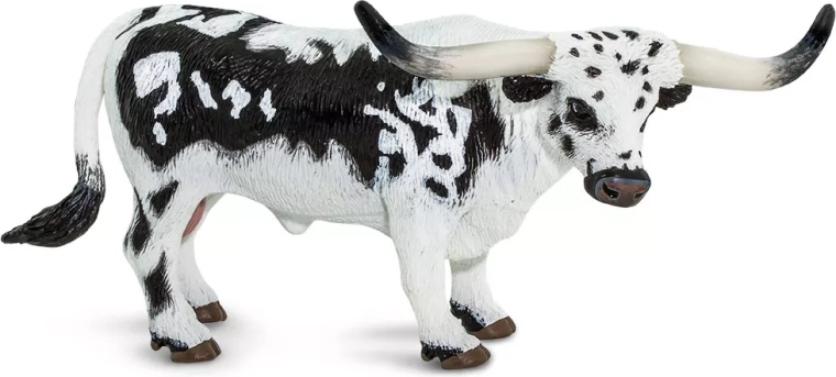 Texas Longhorn Cattle Figurine Safari Ltd.