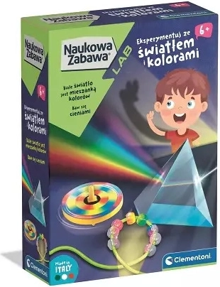 Clementoni светлина и цветове – образователен експериментален комплект за деца