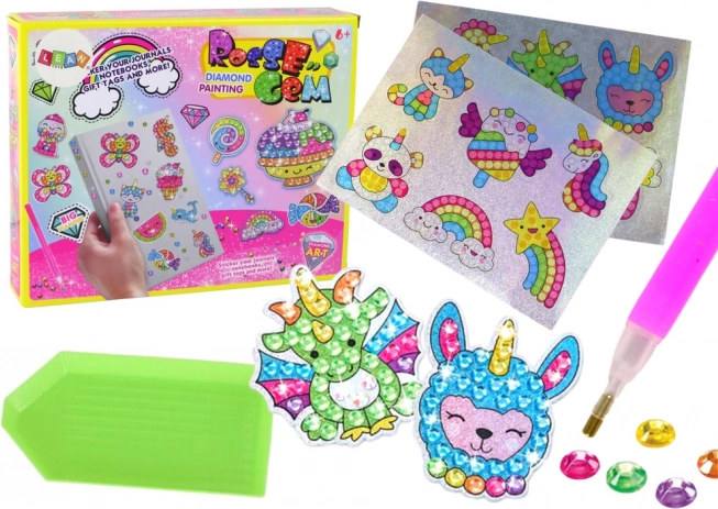 Комплект диамантени стикери – различни цветови модели