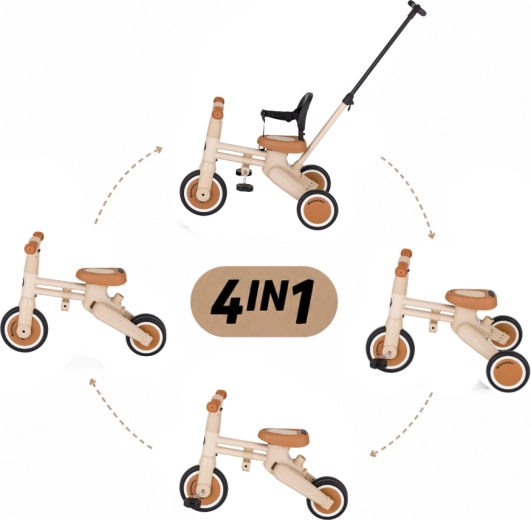 Petite&Mars multifunctional tricycle 4-in-1 Drift desert sand