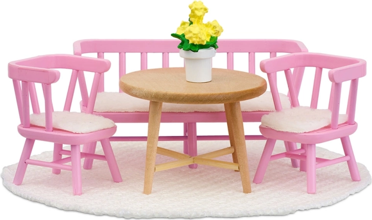 Lundby трапезарен и кухненски комплект мебели за къща за кукли
