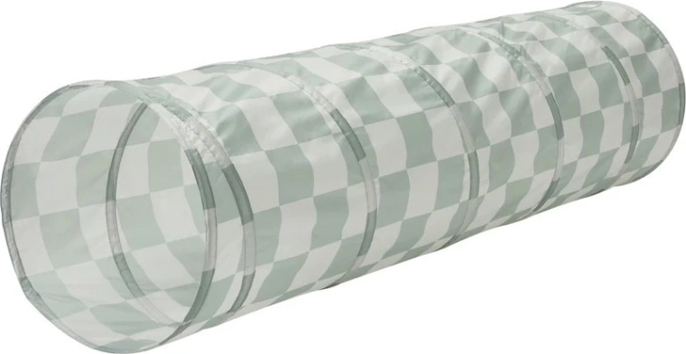 3 Sprouts детски тунел за игра recycled checkerboard green