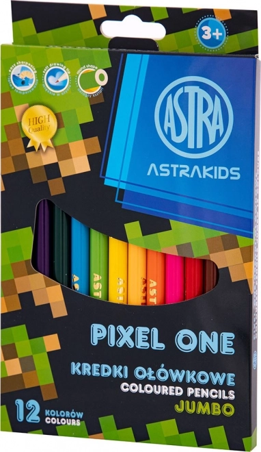 Пастели ASTRA Pixel One jumbo 12 бр.