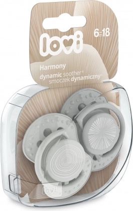 LOVI Silicone Dynamic Pacifier HARMONY 6-18m 2 pcs boy
