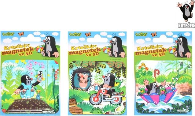 Магнит 3D Къртек пластмасов