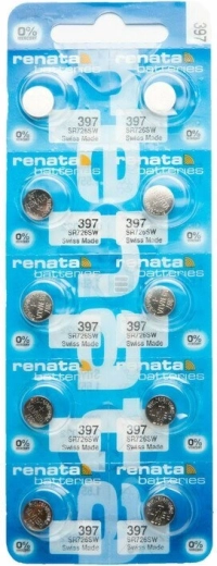 Renata батерия за часовник 397 SR726SW 1,55 V