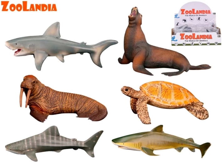 Zoolandia морски животни – комплект пластмасови фигурки 9–15 см