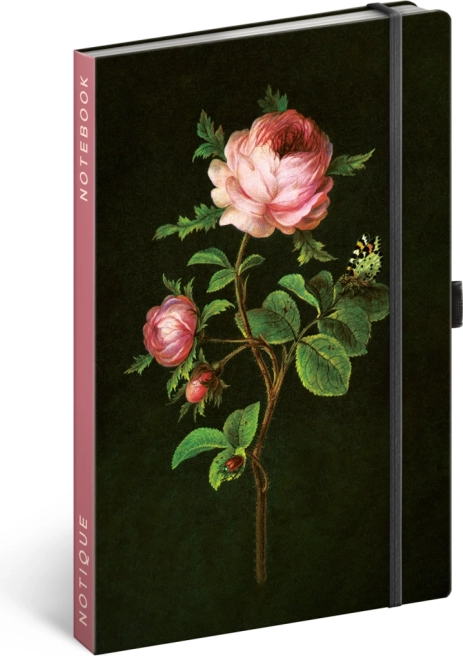 Notique Notebook Roses by Kateřina Winterová, dotted 13 × 21 cm
