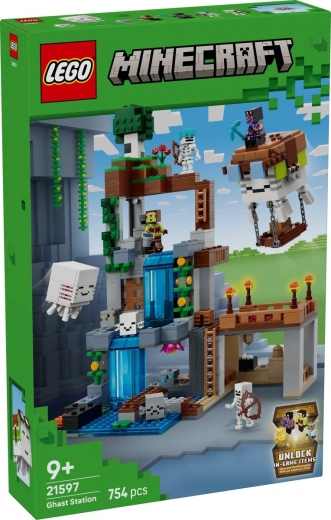 LEGO Minecraft станция на Гхаст