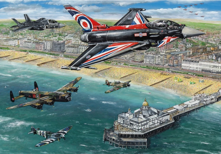 Airshow over Eastbourne Puzzle 500 pieces GIBSONS