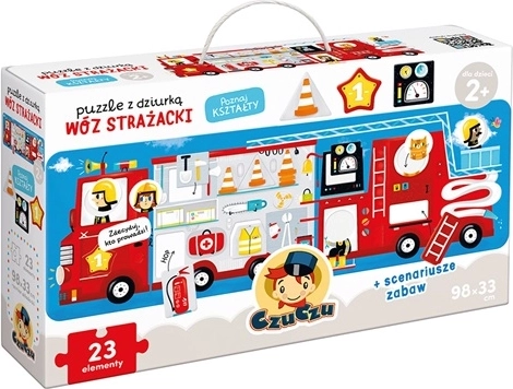 CzuCzu Fire Truck Puzzle with Shape Holes