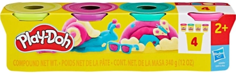 Play-Doh комплект 4 кутийки моделираща маса 4×85 g