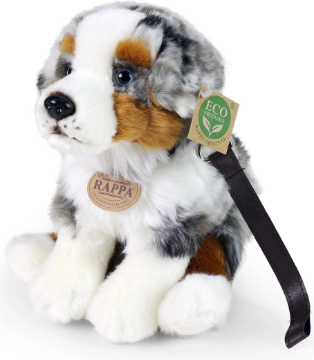 RAPPA plush Australian Shepherd sitting 27 cm ECO-FRIENDLY