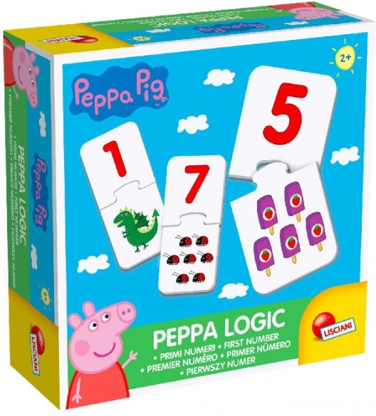 Peppa Pig двуделни пъзели за най‑малките