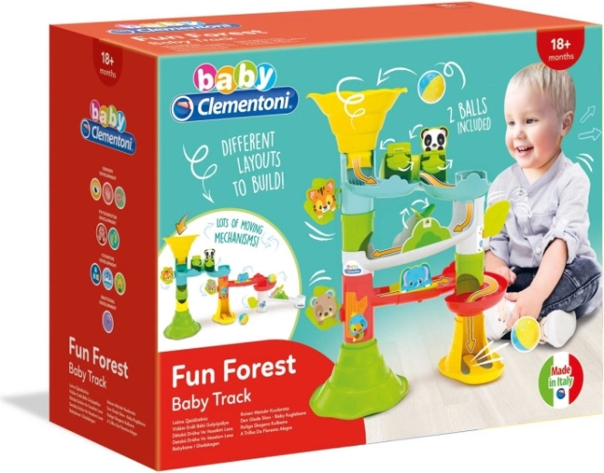 Clementoni Baby Large Animal Ball Track