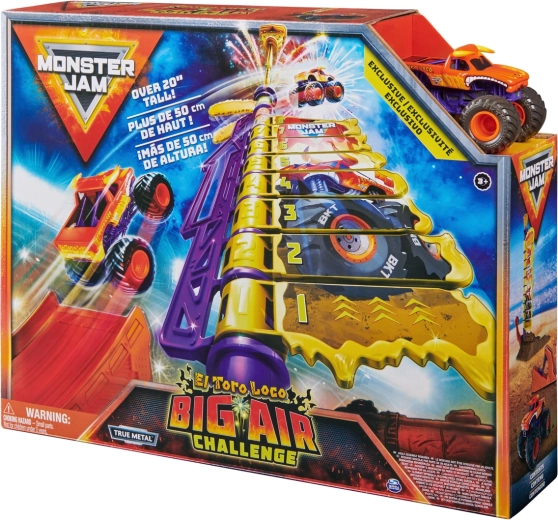 Monster Jam El Toro Loco Big Air Challenge игрален комплект 1:64