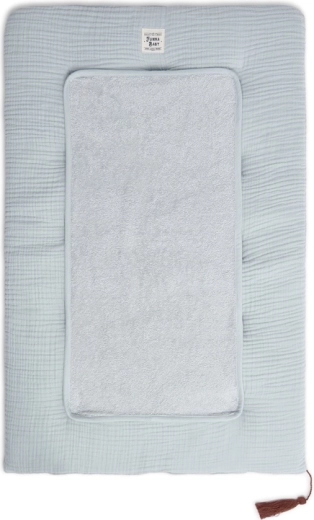 Funnababy муселинова подложка за повиване Dove Grey 50 × 80 cm