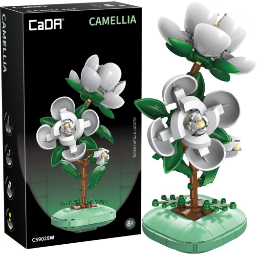 Конструктор CaDA камелия в саксия 23 см, 301 части