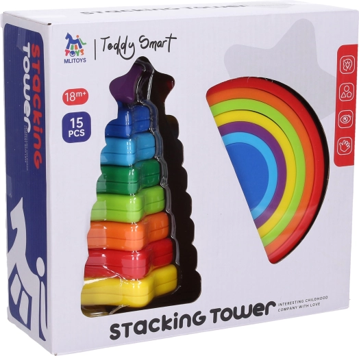 Stacking Tower with Rainbow