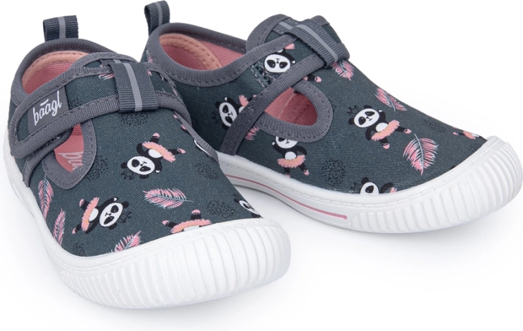 Baagl Kids’ Slippers Panda