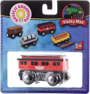 Red passenger car Vláčky Max