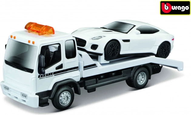 Bburago пътна помощ с Jaguar F-Type R Dynamic (V6) 1:43